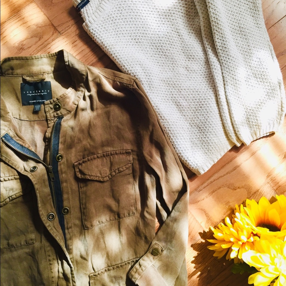 Sanctuary Khaki Green Jacket